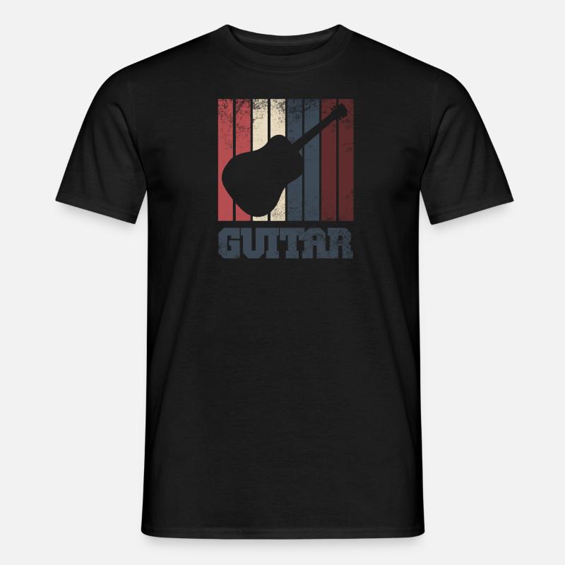 gitarre - Männer T-Shirt - Schwarz