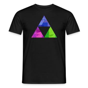 comic - Men's T-Shirt - black - Front - AI Model Male 178 light (178cm)