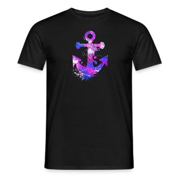 ancre - T-shirt homme - noir - Devant - AI Model Male 178 light (178cm)