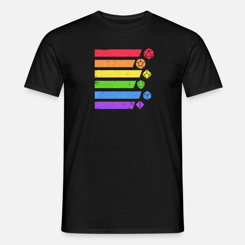 D20 - Männer T-Shirt - Schwarz
