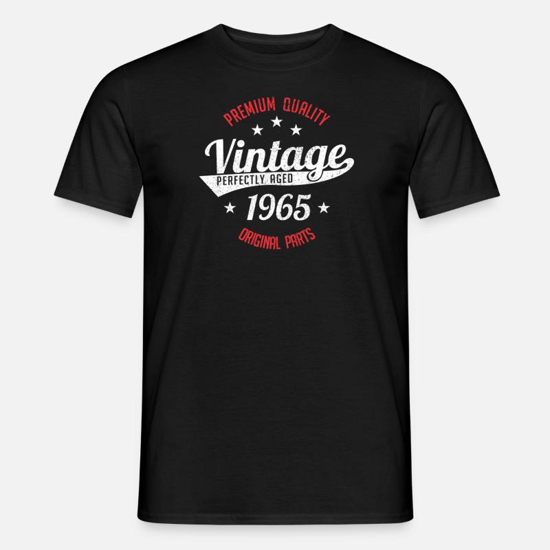 1965 - Männer T-Shirt - Schwarz