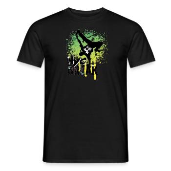 Breakdance Hiphop Nyc Break Danse - T-shirt homme - noir - Devant - AI Model Male 178 light (178cm)