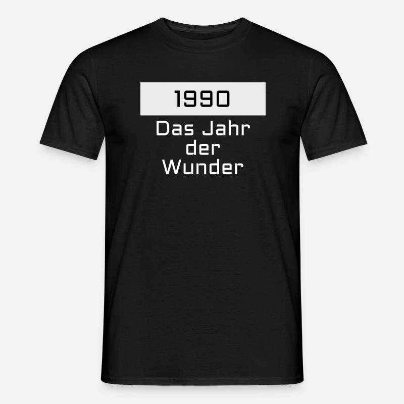 1990 - Männer T-Shirt - Schwarz