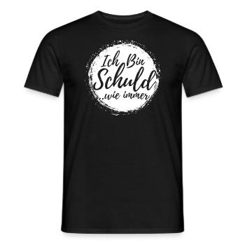 I Am Guilt Funny Sarcastic Saying Gift - Men's T-Shirt - black - Front - AI Model Male 178 light (178cm)