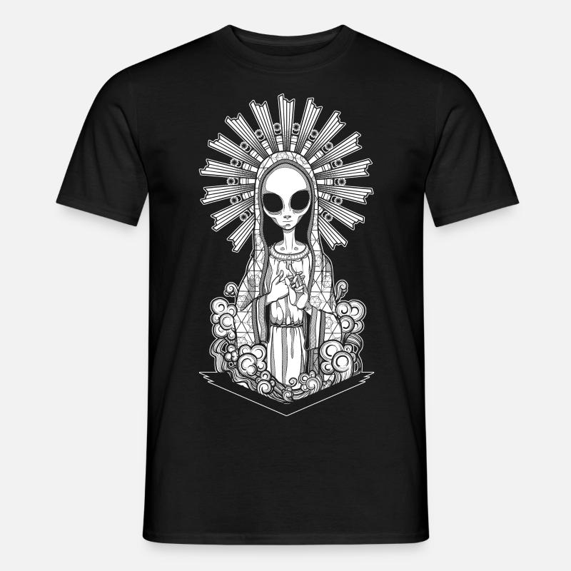 The alien Virgin - Black version - Men’s T-shirt - black