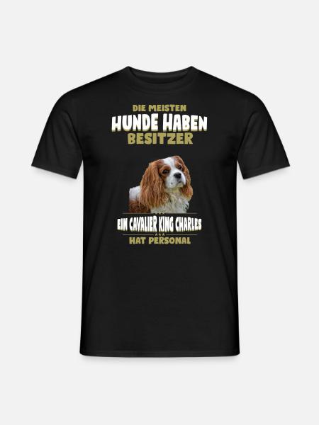Cavalier King Charles Tshirt - Cavalier King - Männer T-Shirt - Schwarz