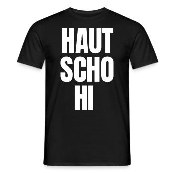 Österreich / Bayern Dialekt Sprüche / Mundart AUT - Männer T-Shirt - Schwarz - Vorne - AI Model Male 178 light (178cm)