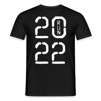 Course blanche 2022 - T-shirt homme - noir - Devant - AI Model Male 178 light (178cm)