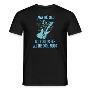 Musique rock Grand-père Grand-père disant humour idée cadeau - T-shirt homme - noir - Devant - AI Model Male 178 light (178cm)