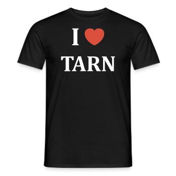 i love Tarn - T-shirt homme - noir - Devant - AI Model Male 178 light (178cm)