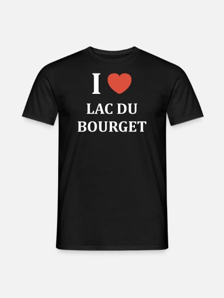 i love bourget - T-shirt homme - noir
