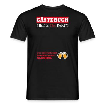 18. Geburtstag Junge Mädchen 18 Jahre 2005 Lustig - Männer T-Shirt - Schwarz - Vorne - AI Model Male 178 light (178cm)