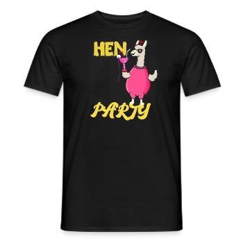 Enterrement de vie de jeune fille JGA Mariage féminin - T-shirt homme - noir - Devant - AI Model Male 178 light (178cm)