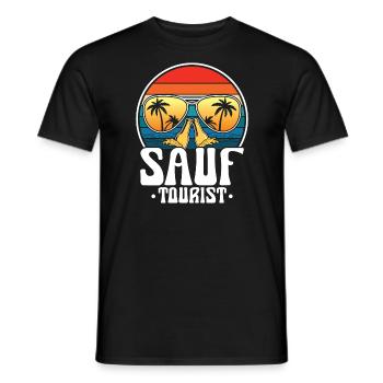 Mallorca Party Humor Spruch Sauf Tourist - Männer T-Shirt - Schwarz - Vorne - AI Model Male 178 light (178cm)