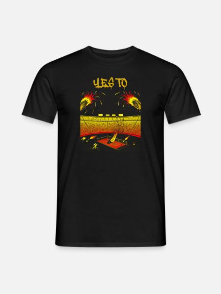 Pyrotechnics slogan - Men's T-Shirt - black
