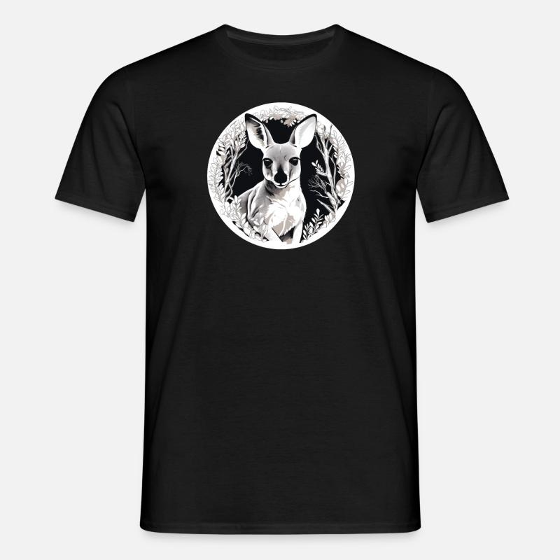 Kangaroo - Men's T-Shirt - black
