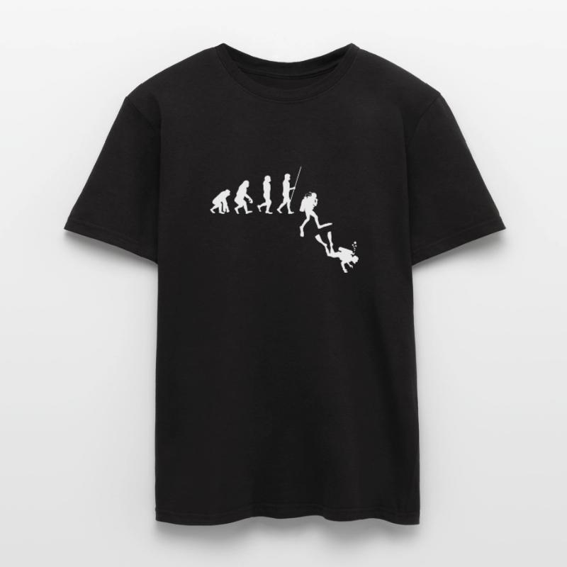 Tauchen Evolution | Evolution Männer T-Shirt