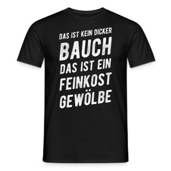 Das Ist Kein Dicker Bauch Feinkostgewölbe Spruch - Männer T-Shirt - Schwarz - Vorne - AI Model Male 178 light (178cm)
