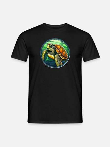 Turtle - Men's T-Shirt - black