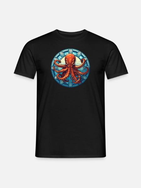 Octopuses - Men's T-Shirt - black