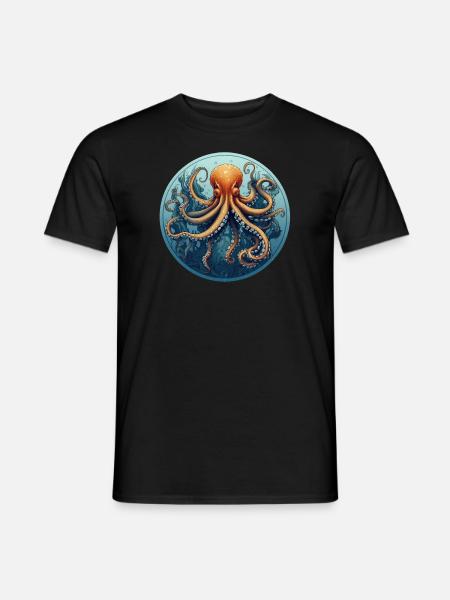 Octopuses - Men's T-Shirt - black