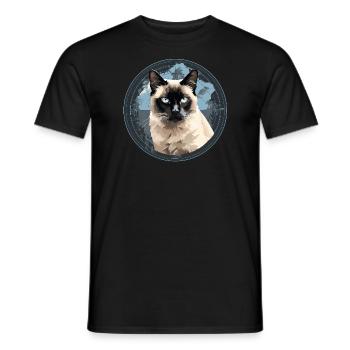 Balinais - T-shirt homme - noir - Devant - AI Model Male 178 light (178cm)