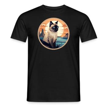 Balinais - T-shirt homme - noir - Devant - AI Model Male 178 light (178cm)