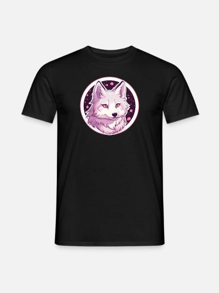 Wolf Anime - Men's T-Shirt - black