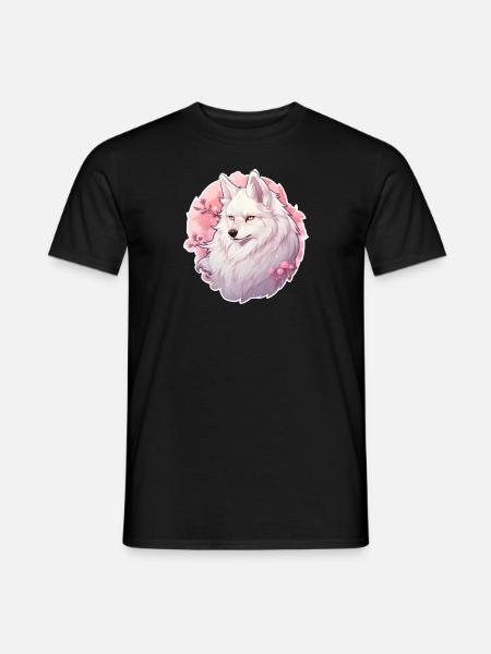 Wolf, Anime - Men's T-Shirt - black