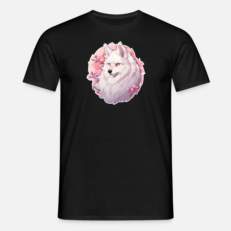 Wolf, Anime - Men's T-Shirt - black