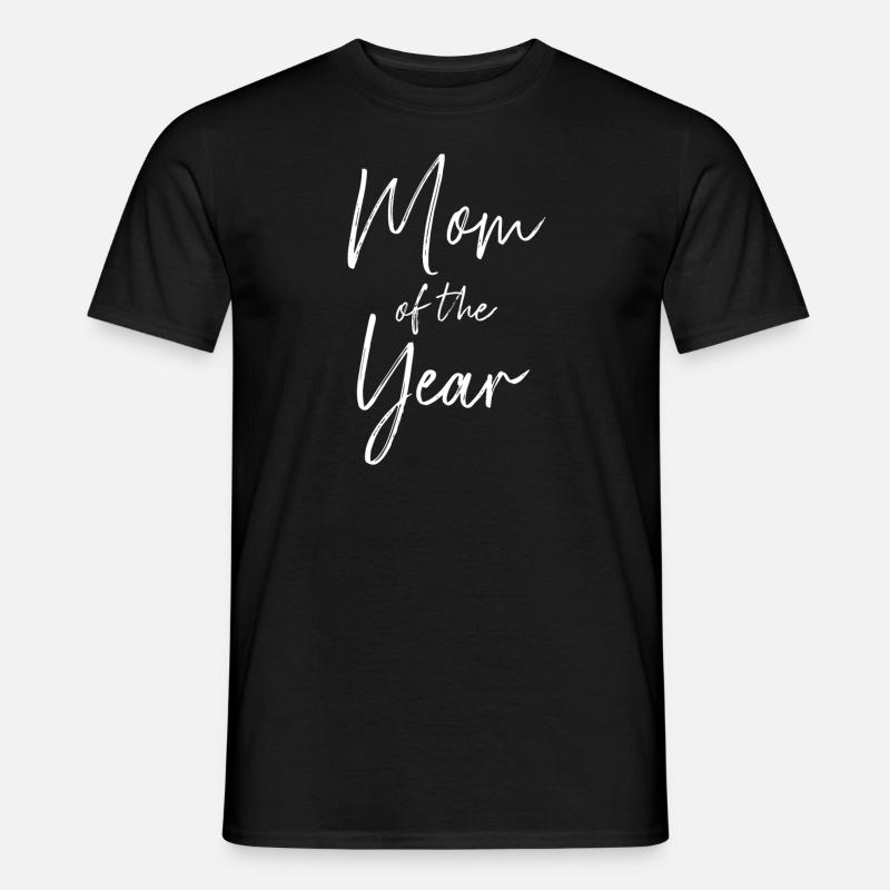 Mama des Jahres Muttertag - Männer T-Shirt - Schwarz