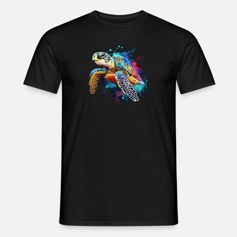 Turtle - Men's T-Shirt - black
