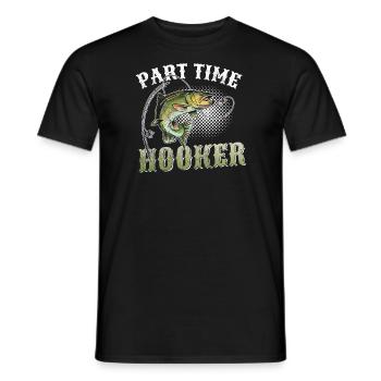 Pêcheur pêcheur pêche pêche idée cadeau humour - T-shirt homme - noir - Devant - AI Model Male 178 light (178cm)