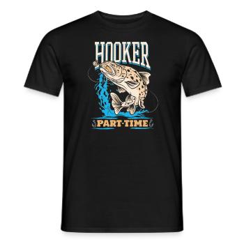 Pêcheur pêcheur pêche pêche idée cadeau humour - T-shirt homme - noir - Devant - AI Model Male 178 light (178cm)