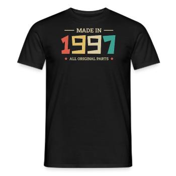 Légendaire Depuis 1997 Original 1997 - T-shirt homme - noir - Devant - AI Model Male 178 light (178cm)