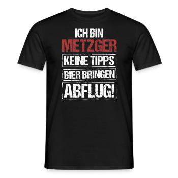 Je suis boucher - apportez de la bière et partez - T-shirt homme - noir - Devant - AI Model Male 178 light (178cm)