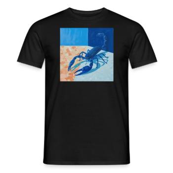 scorpion, bunt, tier, geschenk, geschenkidee - Männer T-Shirt - Schwarz - Vorne - AI Model Male 178 light (178cm)