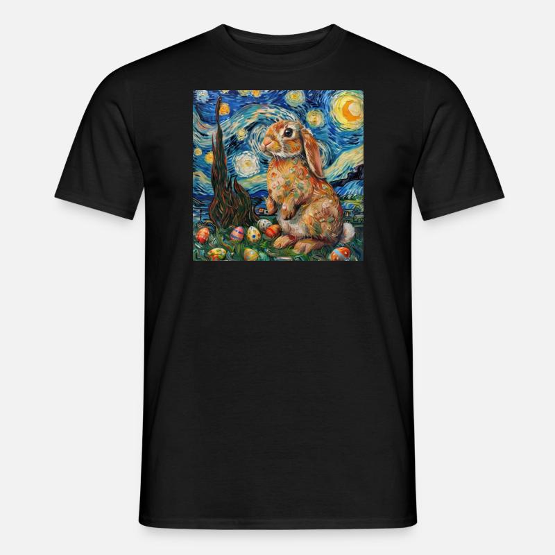 Easter Bunny, Easter, Bunny - Men's T-Shirt - black