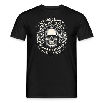 Bestatter Bestattungsfachkraft Geschenkidee Humor - Männer T-Shirt - Schwarz - Vorne - AI Model Male 178 light (178cm)