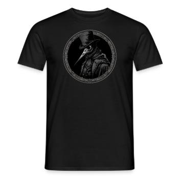 Pestdoktor, Gothic, Tod, Steampunk, Halloween - Männer T-Shirt - Schwarz - Vorne - AI Model Male 178 light (178cm)