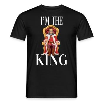 Ich bin der König - Männer T-Shirt - Schwarz - Vorne - AI Model Male 178 light (178cm)