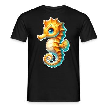 Hippocampe Hippocampe - T-shirt homme - noir - Devant - AI Model Male 178 light (178cm)