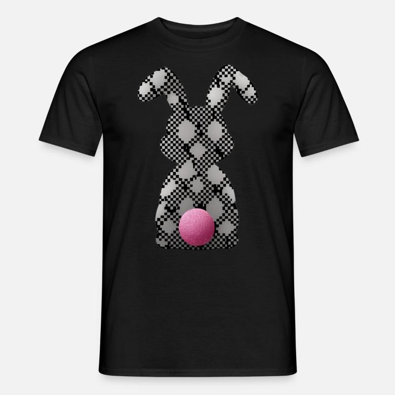 Easter Bunny - Männer T-Shirt - Schwarz