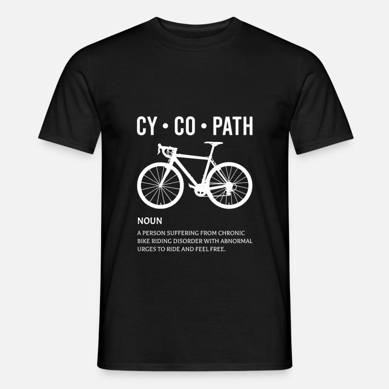 Cycopath - Männer T-Shirt - Schwarz