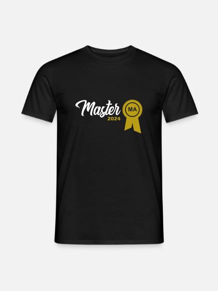 Master 2024 Kandidatgrad Graduering Graduate - Mænd T-shirt - sort