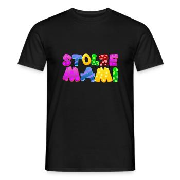 Baby Eltern Kind Geschenk Sprüche Geburt Mama Papa - Männer T-Shirt - Schwarz - Vorne - AI Model Male 178 light (178cm)