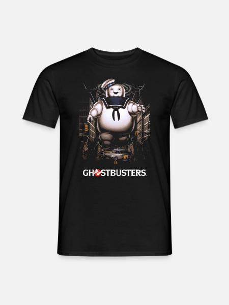 Ghostbusters Marshmallow-Mann - Männer T-Shirt - Schwarz
