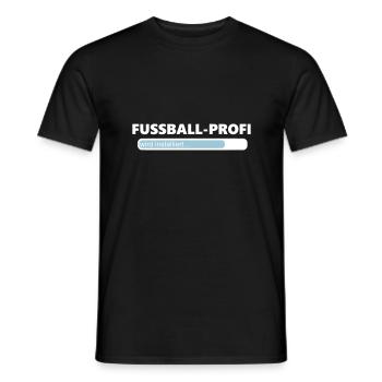 Installiere Fussball Profi (1100V) - Männer T-Shirt - Schwarz - Vorne - AI Model Male 178 light (178cm)