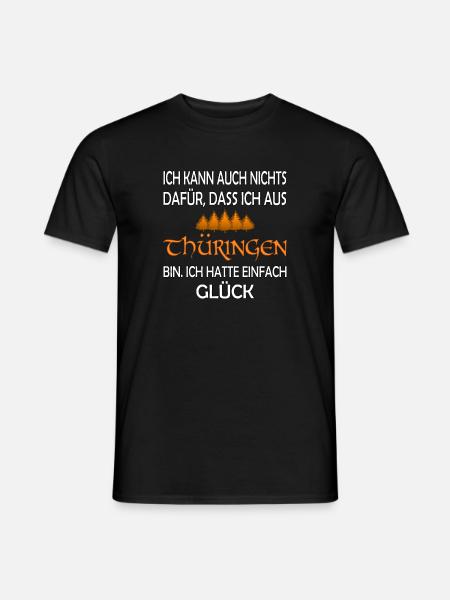 Thüringen - Männer T-Shirt - Schwarz
