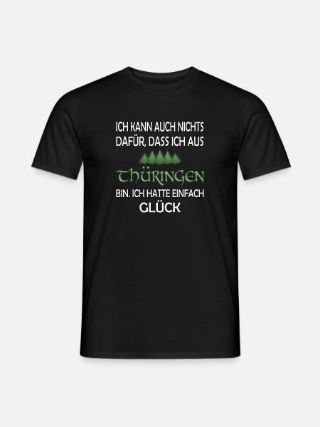 Thüringen - Männer T-Shirt - Schwarz